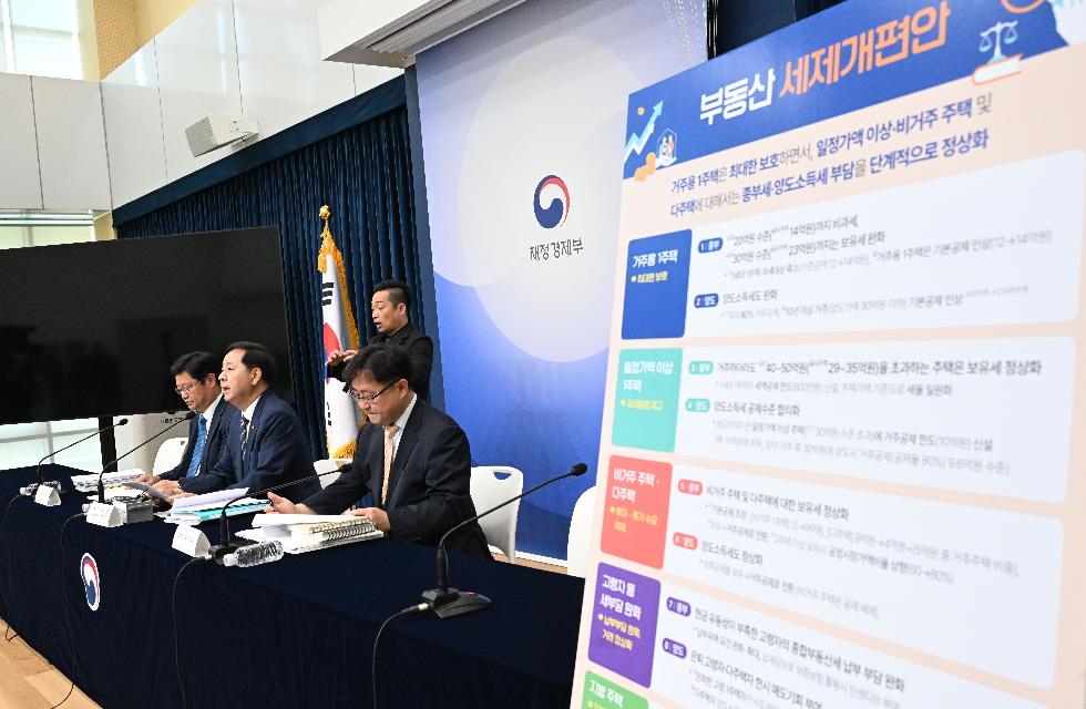 구윤철 부총리, 2026년 세제개편안 상세브리핑