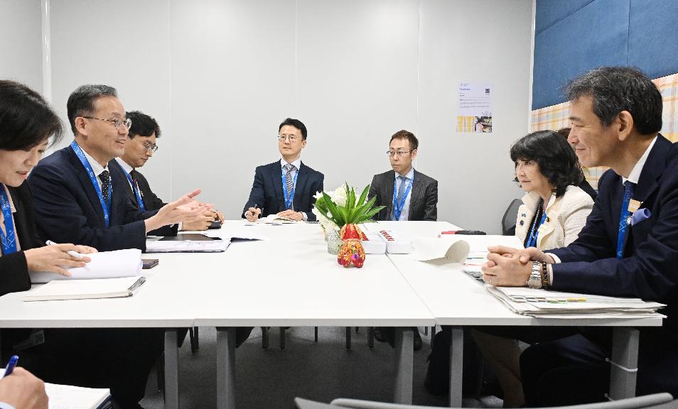 이형일 부총리, 가타야마 사쓰키 일본 재무장관 면담