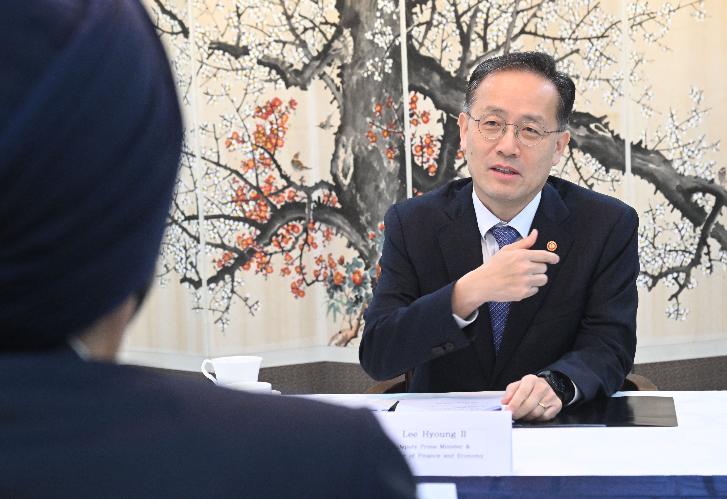 이형일 부총리, 아제이 방가 세계은행 총재 면담
