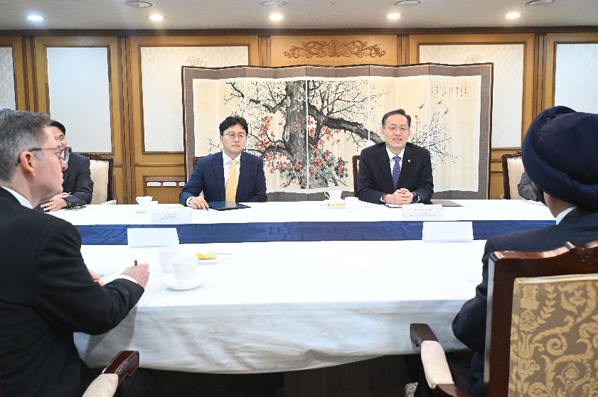 이형일 부총리, 아제이 방가 세계은행 총재 면담