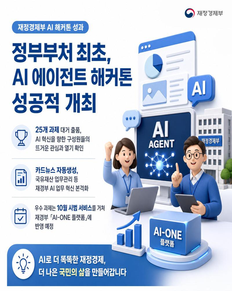 정부부처 최초, AI 에이전트 해커톤 성공적 개최
