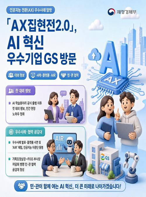 인공지능 전환(AX) 우수사례 탐방 - 「AX집현전2.0」, AI 혁신 우수기업 GS 방문